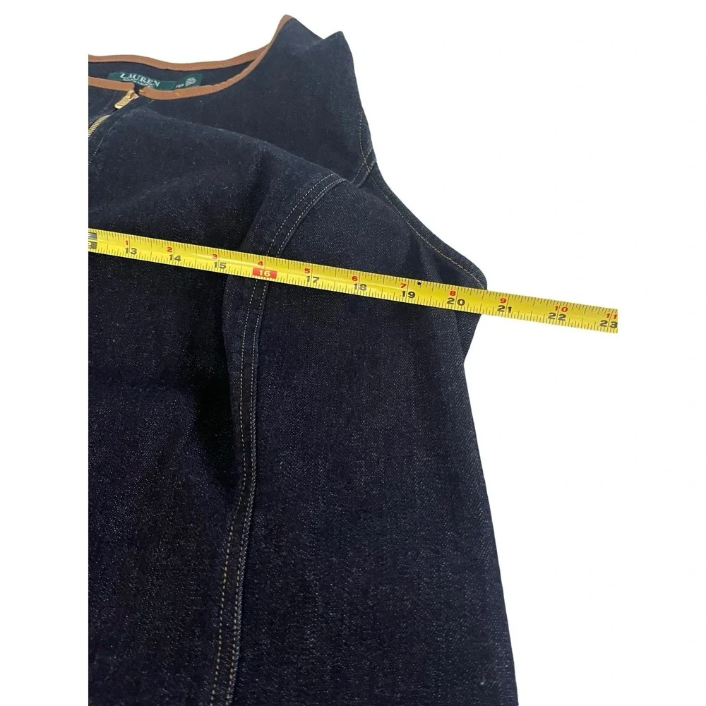 Polo Ralph Lauren Dark Blue Denim Tank Dress Size 16 New with Tags, Preppy